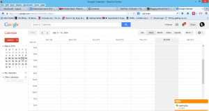 blogger calendar
