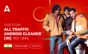 Adsterra Social Bar campaign case study for targeting India traffic