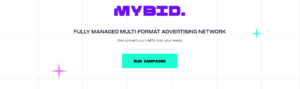 mybid fully managed advertising network
